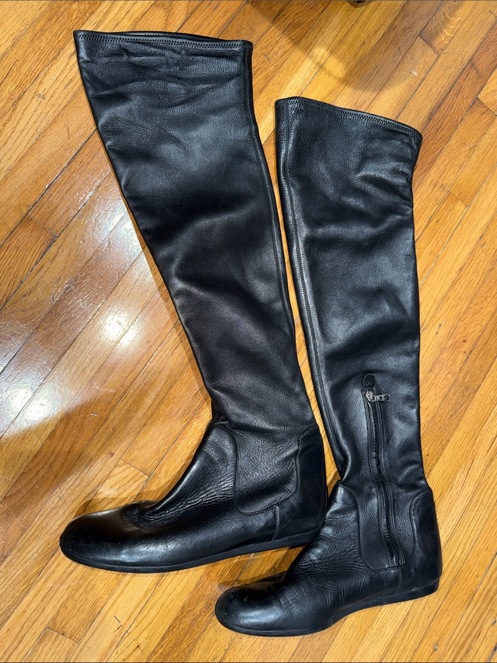 Prada thigh high boots